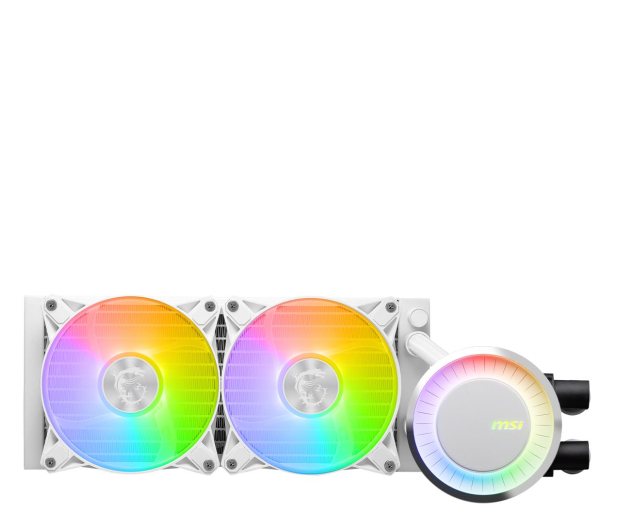 MSI MAG Core Liquid E240 White 2x120mm - 1179622 - zdjęcie 6